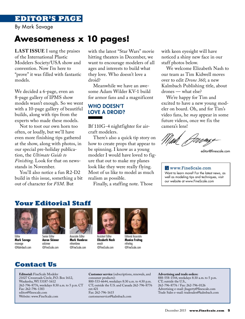 FineScale Modeler 2015-12 (Vol33-10)